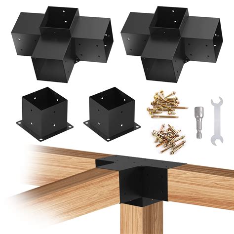 home depot pergola metal brackets|6x6 solo pergola bracket.